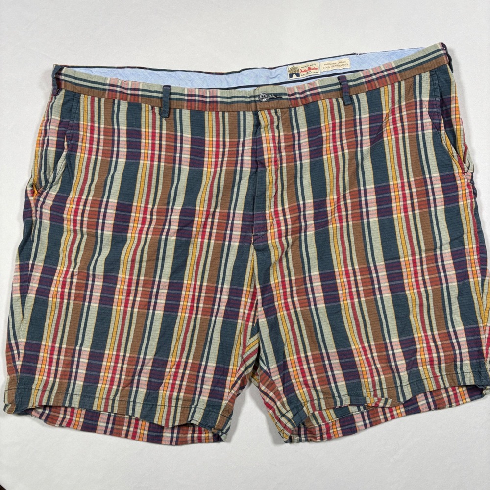 Polo Ralph Lauren India Madras Shorts Mens 48 Multi Color Plaid Classic Fit Big